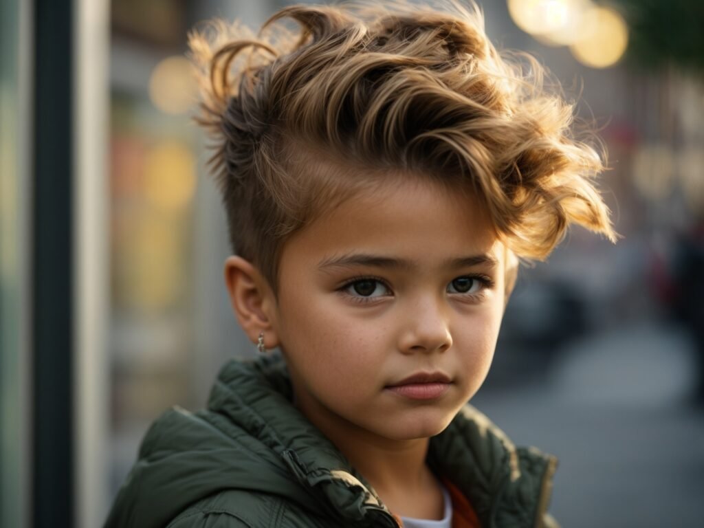 Faux Hawk Hair Style For Kids