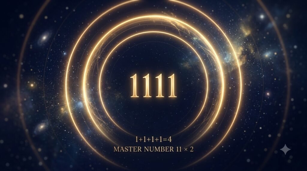 Angel number 1111 broadcast frequency guide with cosmic portal and numerology