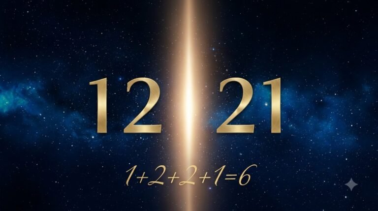 Angel number 1221 mirror number guide with cosmic reflection and numerology