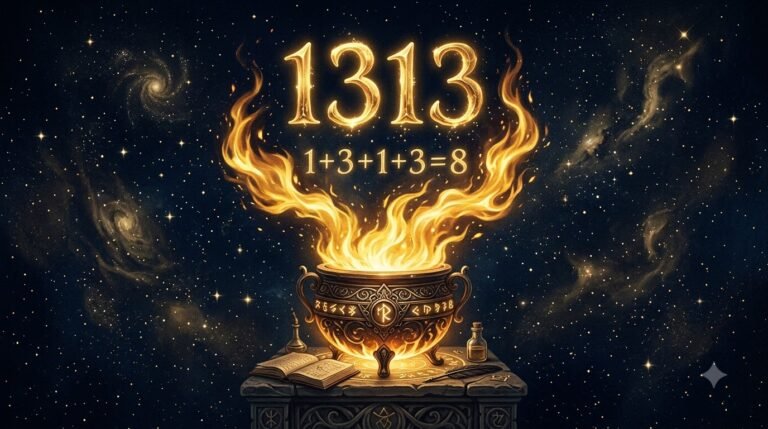 Angel number 1313 alchemist guide with cosmic crucible and numerology