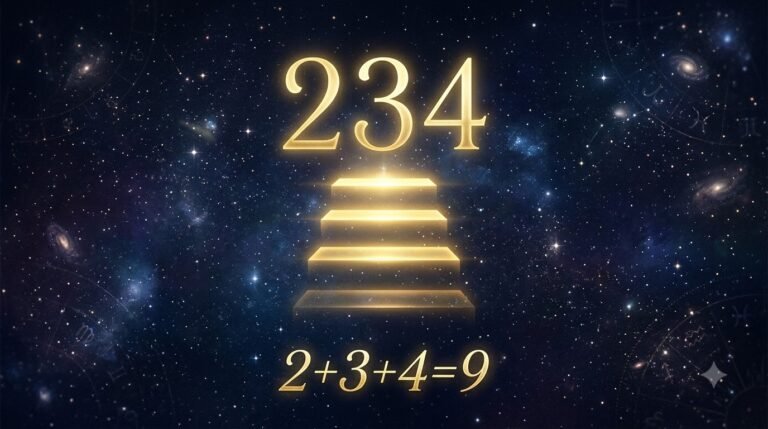 Angel number 234 ladder guide with cosmic steps and numerology
