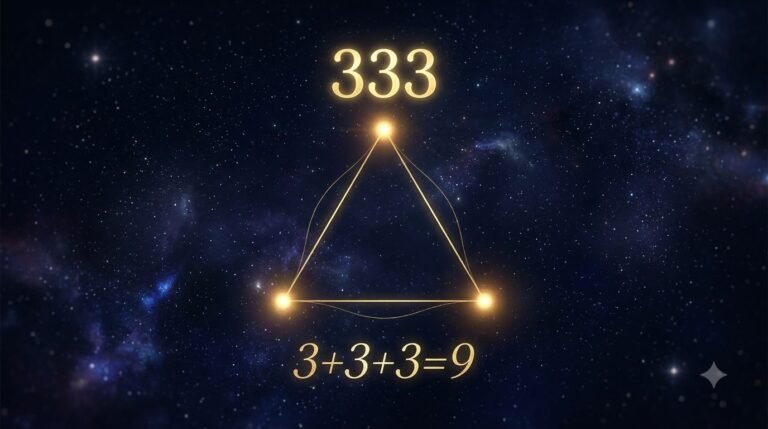 Angel number 333 expression circuit guide with cosmic triangle and numerology