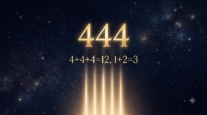 Angel Number 444: The 4 Foundations Already Under Your Feet 2 Angel number 444 reinforced ground guide with cosmic support beams and numerology