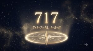 Angel Number 717: The Powerful Return to Your Inner Knowing 2 Angel number 717 inner compass guide with cosmic compass and numerology