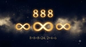 Angel Number 888: What You Gave Comes Back 2 Angel number 888 three returns guide with cosmic infinity loop and numerology