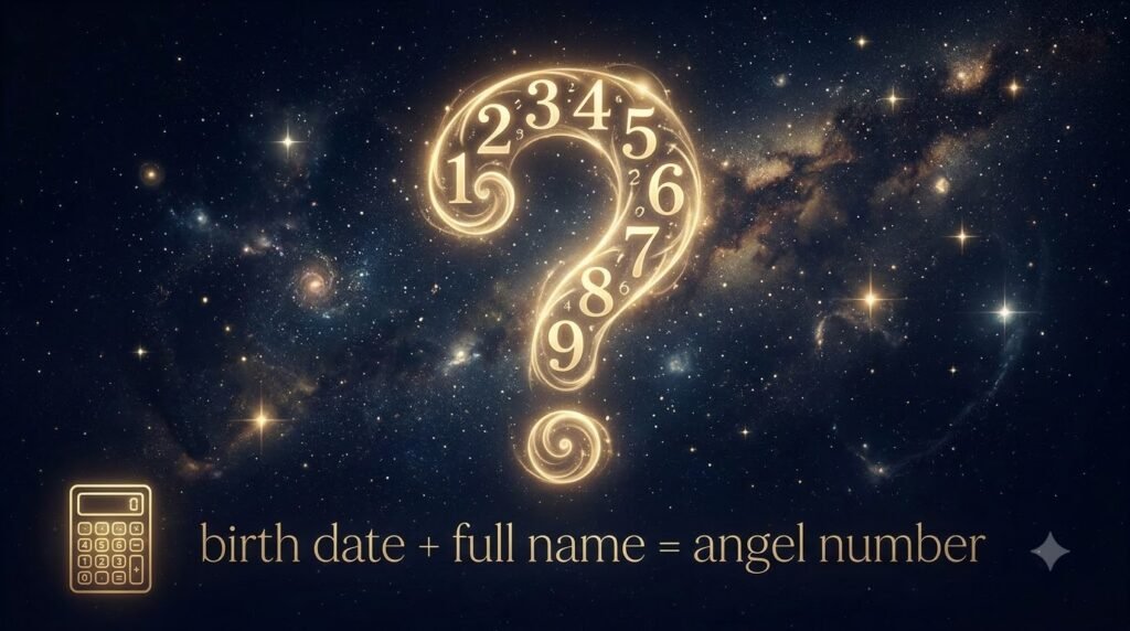 What is my angel number guide with birth date and name calculation