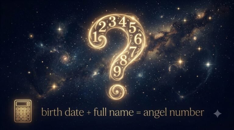 What is my angel number guide with birth date and name calculation